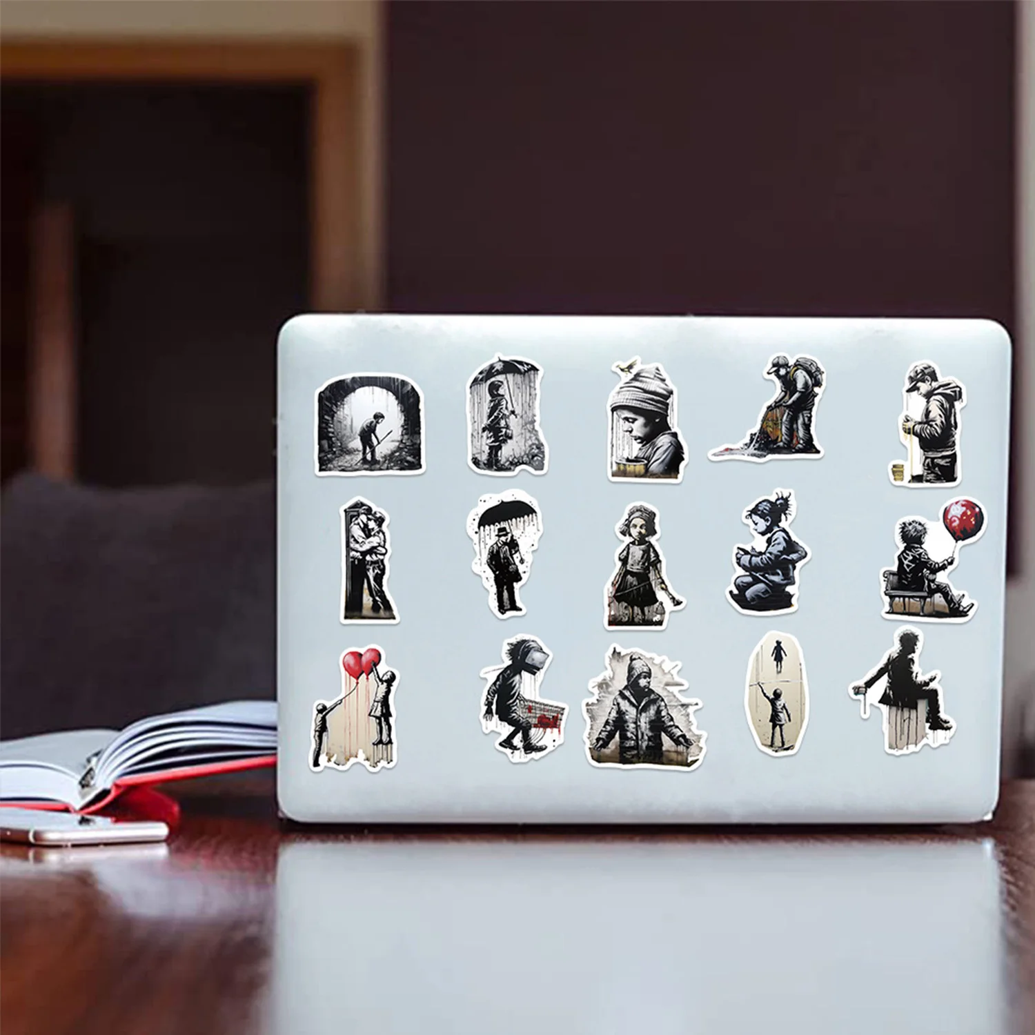 10/30/50PCS Banksy Abstract Art Style Stickers Street Art Graffiti PVC Decals Decoration Toy DIY Suitcase Phone Laptop Notebook
