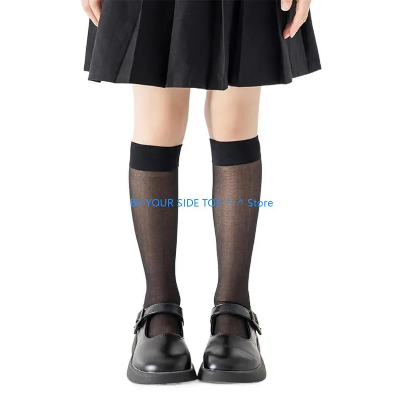 Girl Stockings Thigh High Stockings Fashion Socks Breathable Long Socks U6XE