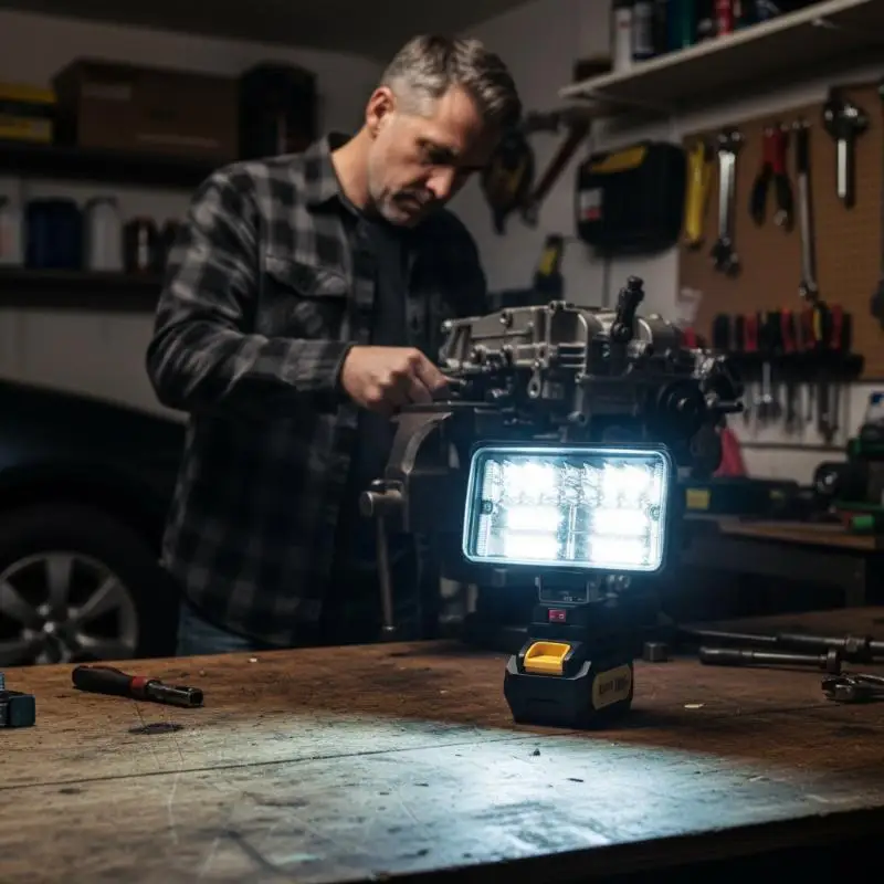 For Makita 18V Li-ion Battery LED Work Light 3/4 Inch Flashlight Portable Emergency Flood Lamp Camping Lamp