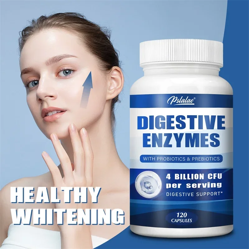 

Digestive Enzymes - Multiple Enzymes, Prebiotics & Probiotics,Gas and Bloating Relief,Promote Digestive Health,Intestinal Health