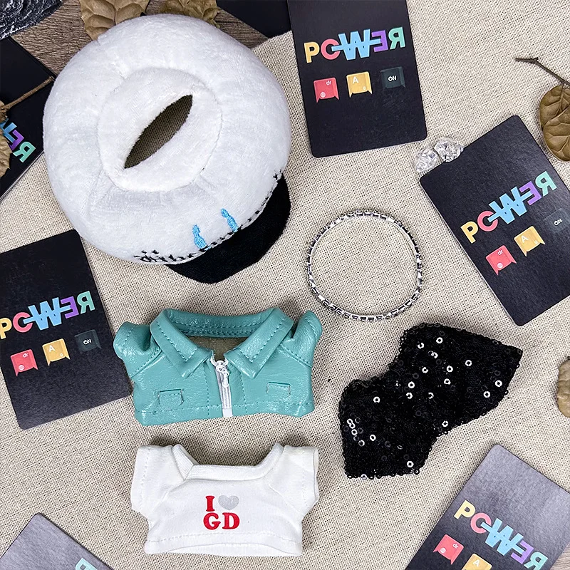 POP MART 라부부 인형 옷 세트 17cm 버섯 모자 GD 동일 스타일 1/2/3세대용