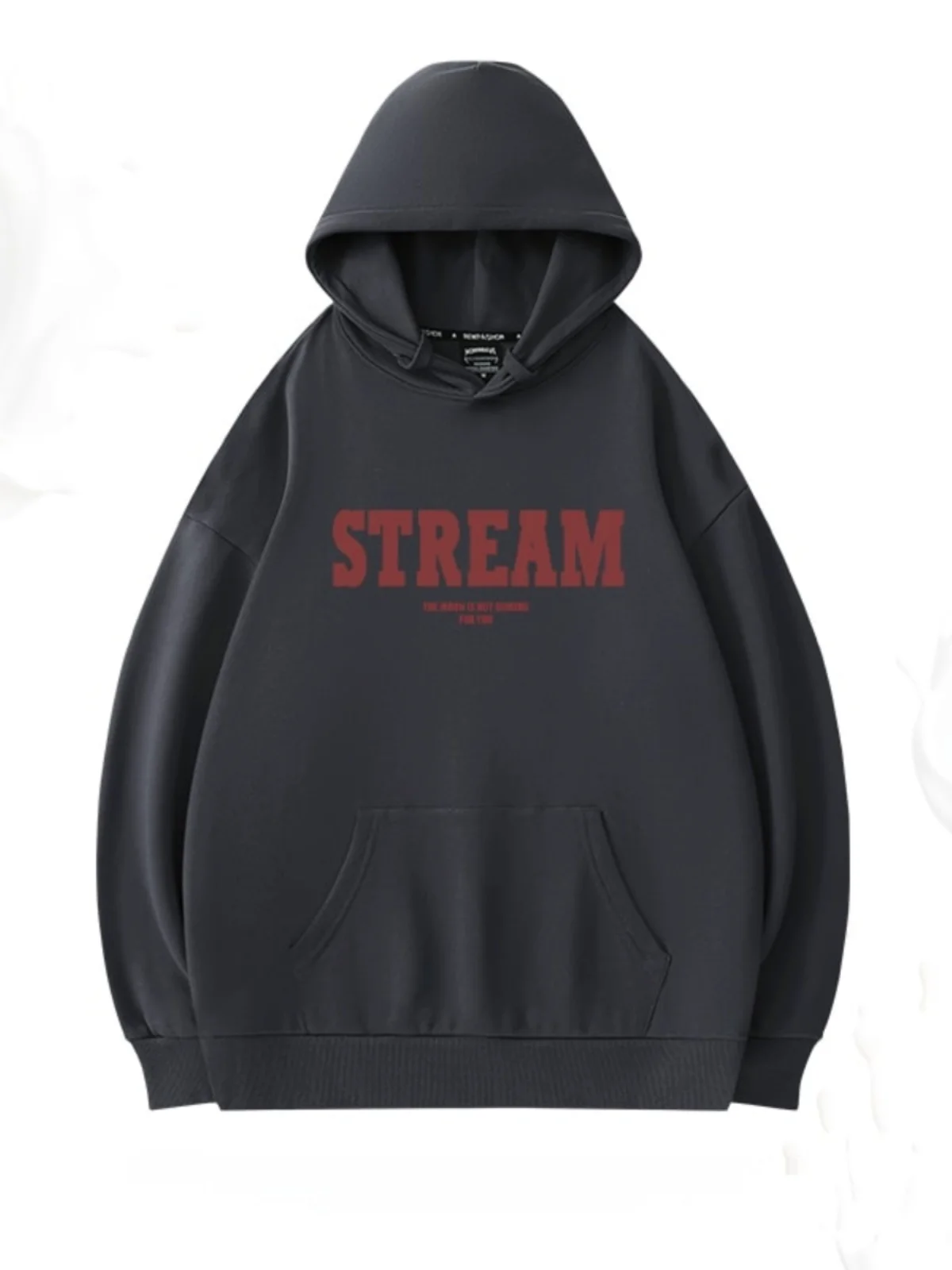 فضفاض Fce مبطن Thiened طويل Sve هوديي المرأة الدنيم ربيع الخريف الشتاء عارضة مريحة البوليستر Jaet #5