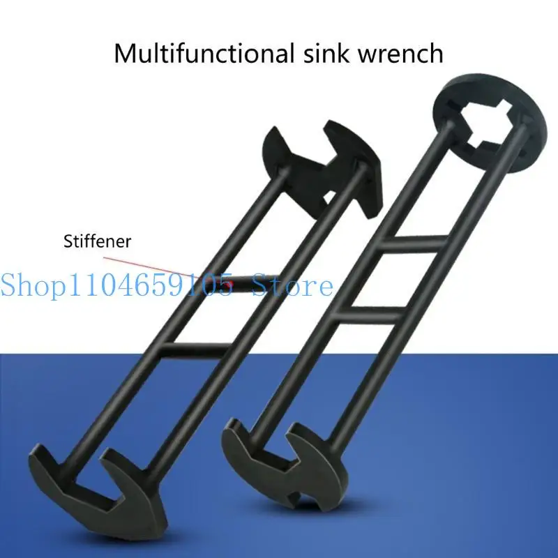 652F Double Ended Wrench Sink Faucet Plumbing Tool Bathroom Faucet Sink Repair Tool