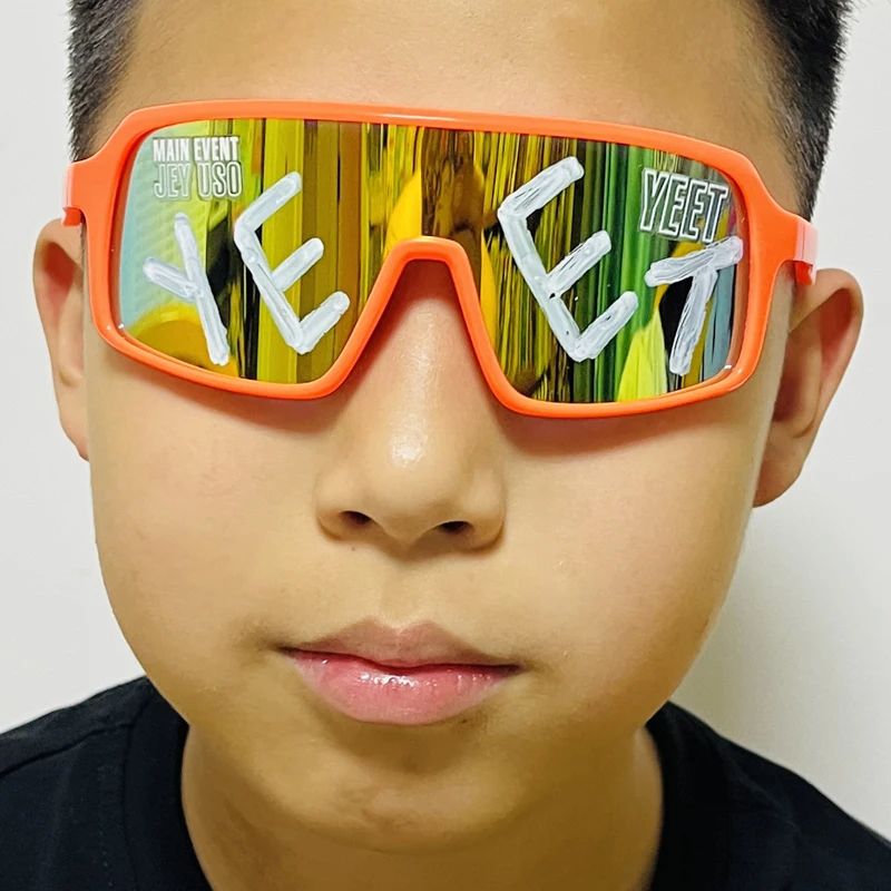 Jey Uso YEET Sport-Sonnenbrille für Erwachsene, Bloodline Wrestling, Fan-Ausrüstung, seltene Farben, sportliche Sonnenbrille für Männer und Frauen – Detail 10