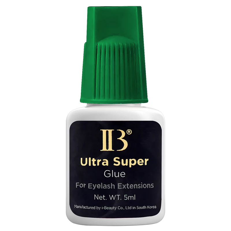 Korea Original IB Ultra Super Glue for Eyelash Extensions 5ml Professional IB Green Cap Glue False Lash Adhesive Makeup Tools