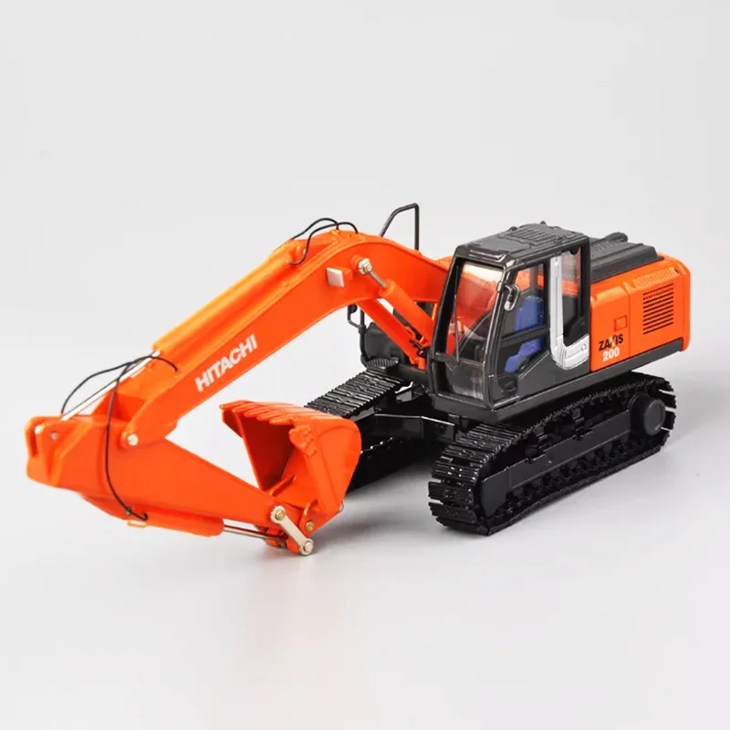 Diecast 1:50 Scale ZH200 Alloy Crawler Hook Machine Excavator Model For Adult Simulation Toy Static Collection Gift Display