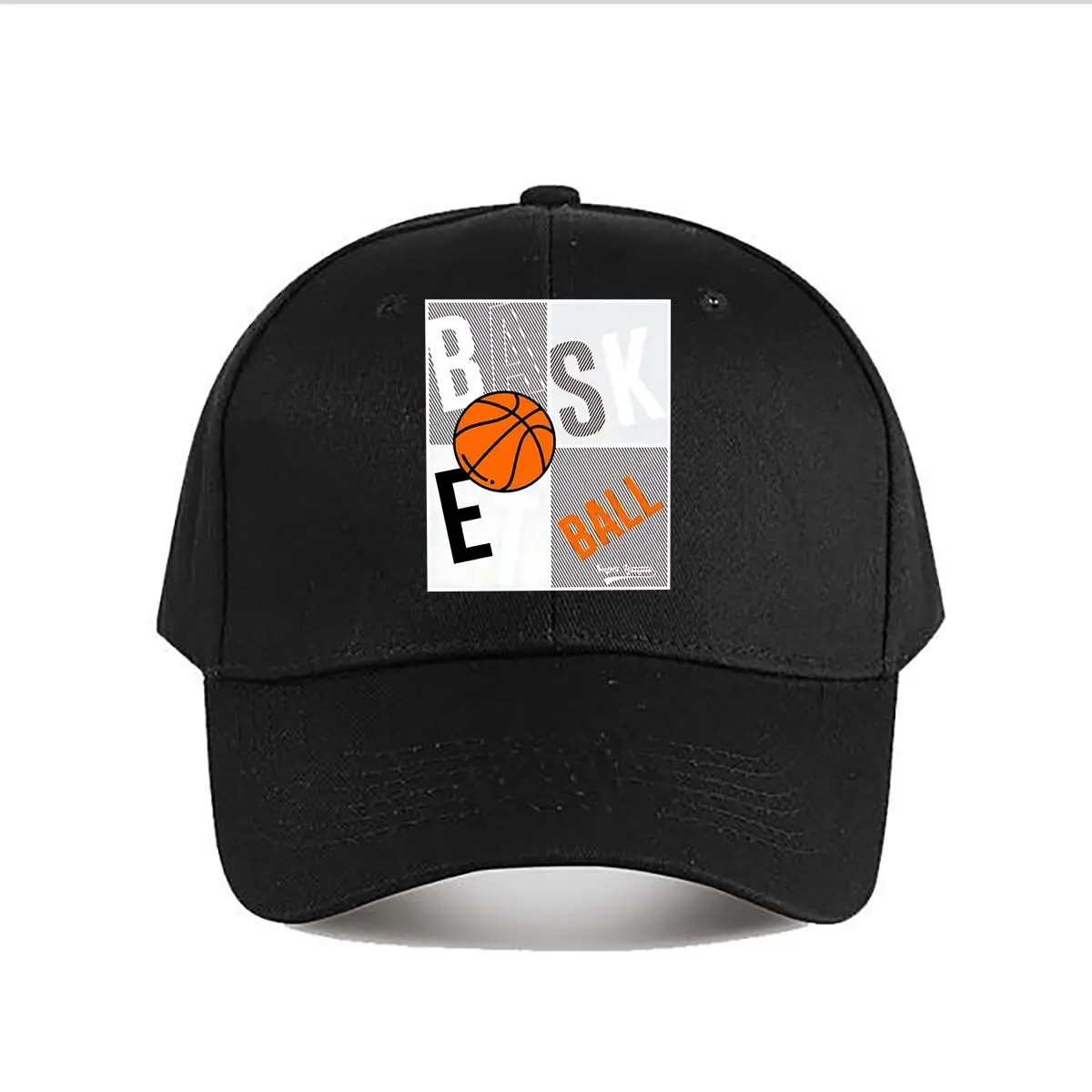 Basketball Printed Casual Baseball Cap Fashion Men Sunhat Women's Outdoor Sports Snapback Cap