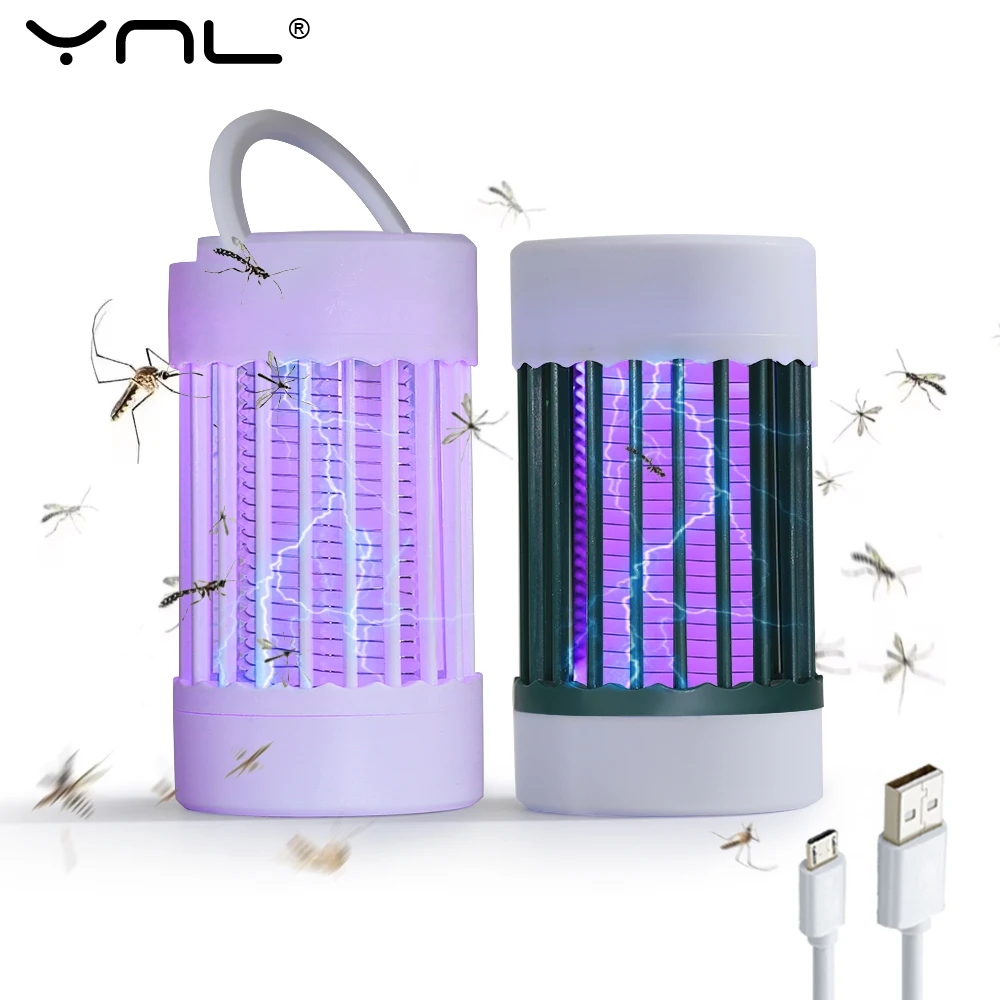 

USB Recharge Electric Shock Mosquito Killer Lamp UV Light Anti Mosquito Fly Insect Trap Outdoor Camping Lighting Mosquito Lights