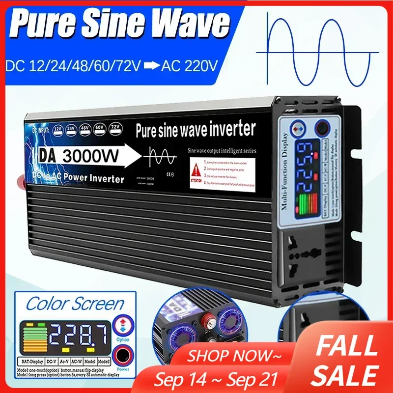 3000W Pure Sine Wav… - image