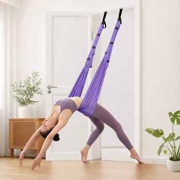Purple Aerial Yoga Rope 3
