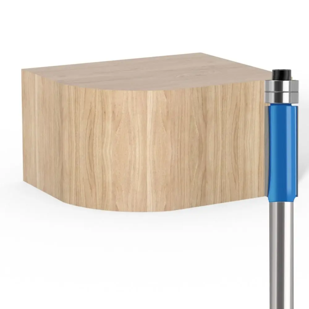 High-quality 6MM Shank Milling Cutter Double Bearing Carbide Router Bit Flush Trim Bit Woodworking Tool