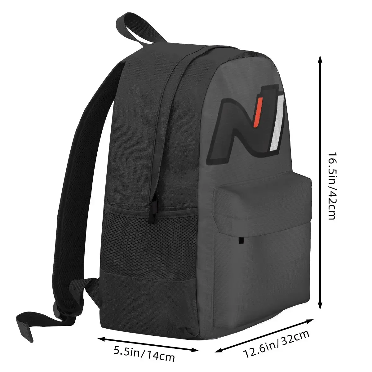 Hyundai-N Performance Logo Dark Backpacks, Bookbag, Students School Bags, Laptop Rucksack, Initiated Bag, Boys and Girls