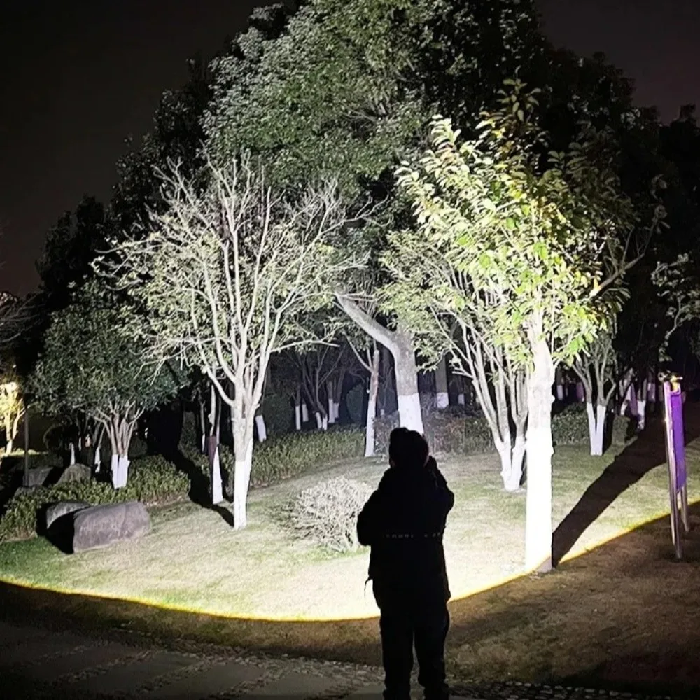 

Plastic LED Flashlight USB Rechargeable Zoom Function Rechargeable Flashlight Strong Light Adjustable Focus Camping Torch