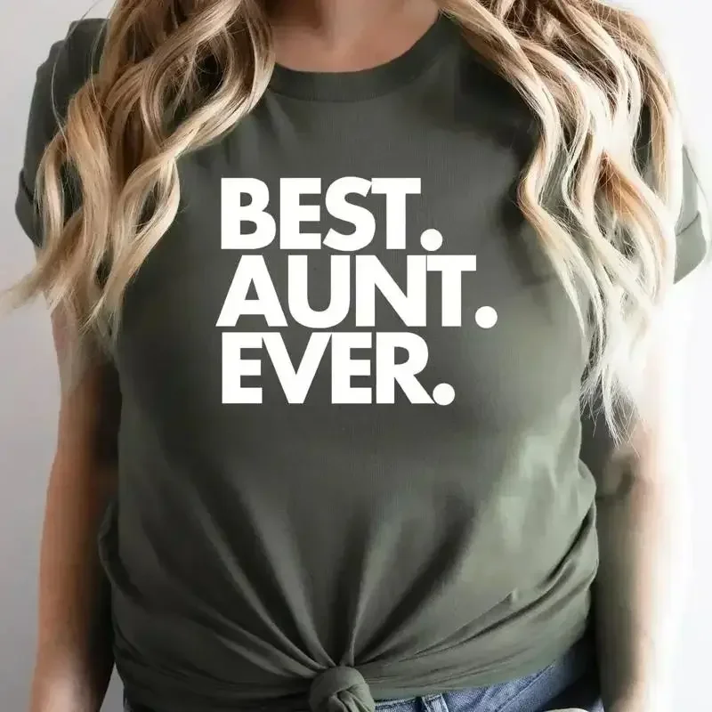 Auntie T Shirt Awesome Funny Aunt To Be Pregnancy Announcement Best For