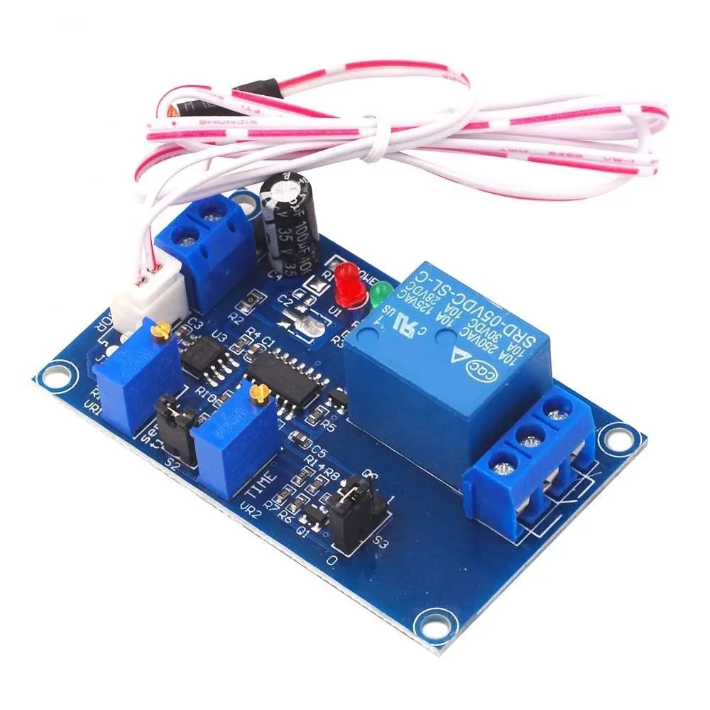 5V 12V 24V Light Photoswitch Sensor Switch LDR Photoresistor Relay Module Light Detection Photosensitive Sensor Board with cable