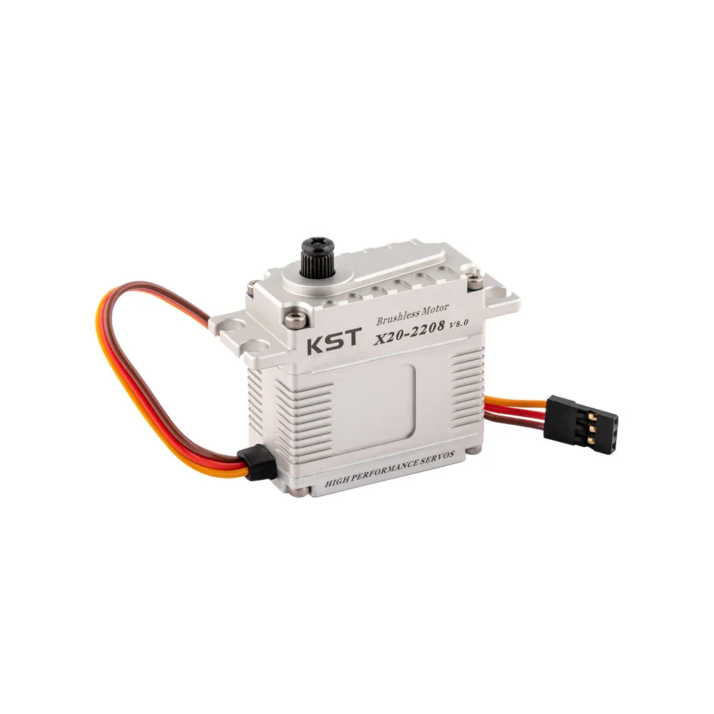 KST X20-2208 V8.0 25Kgf.cm 0.07sec Brushless HV Metal 6BB Servo for 500 to 800 Class EP/GP Helicopters