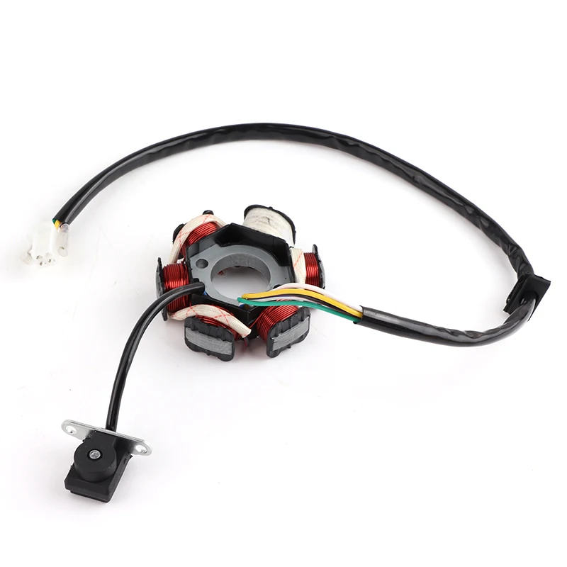 6-cewki elektryczny Start Magneto stojan Generator stojan 6 biegun dla GY6 125cc 150cc skuter atv gokarty motorowery