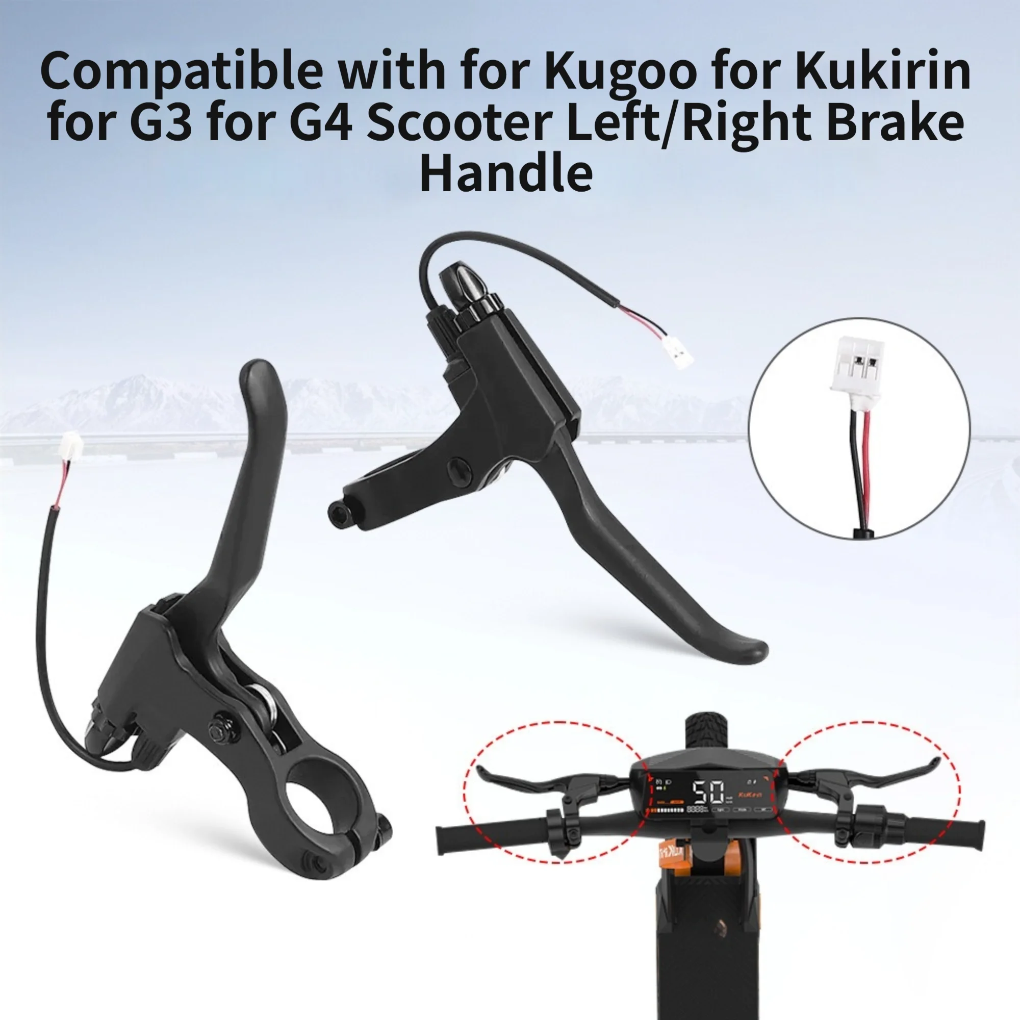 Electric Scooter Handle Brake Lever For Kukirin  For G3 For G4 Left Right Handle Brake Scooter Replacement Accessories