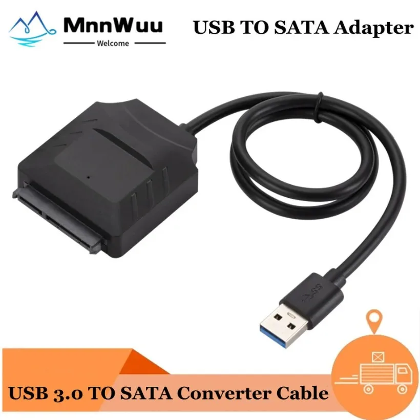 

USB To SATA 3 Cable Sata To USB3.0 Adapter Cable Support 22Pin 2.5/3.5 Inche External HDD SSD Hard Disk Computer Cable Connector