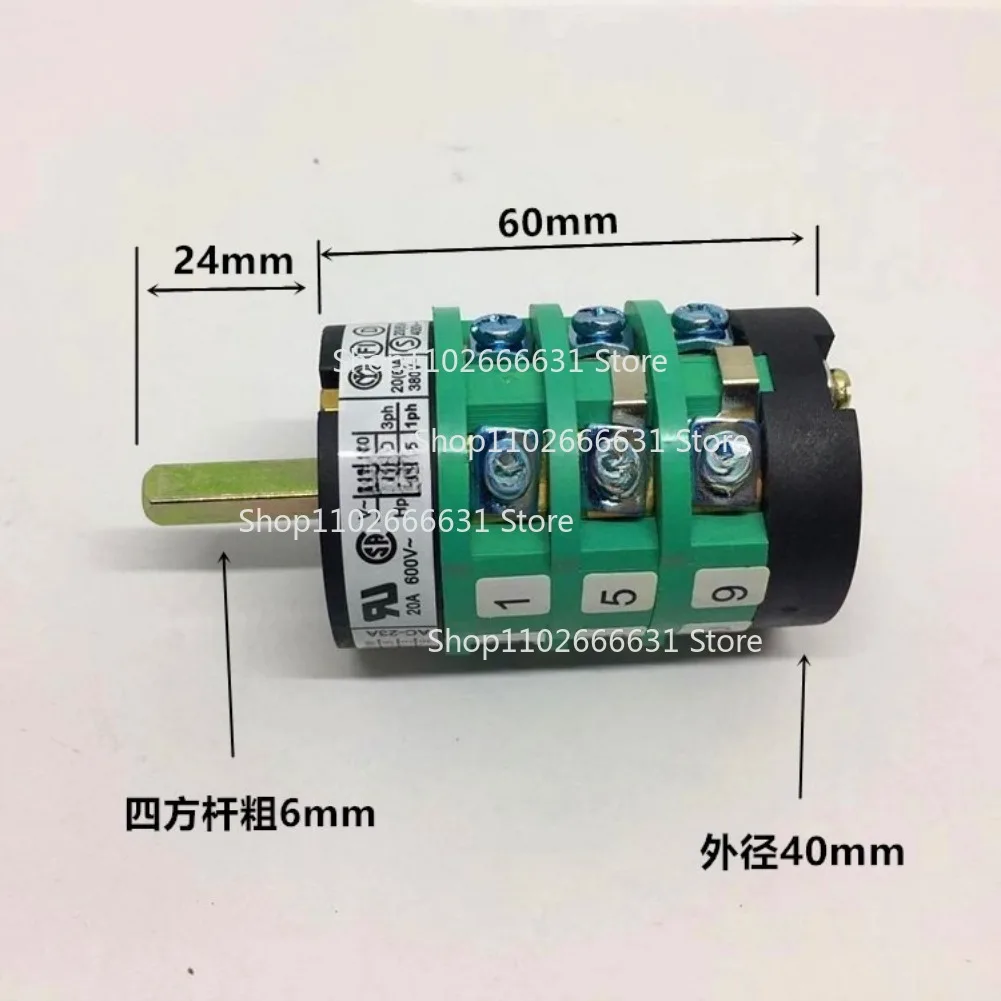 For Firehawk Best Torio Tire Remover 20A Switch, Power Conversion Positive and Negative Rotary Switch