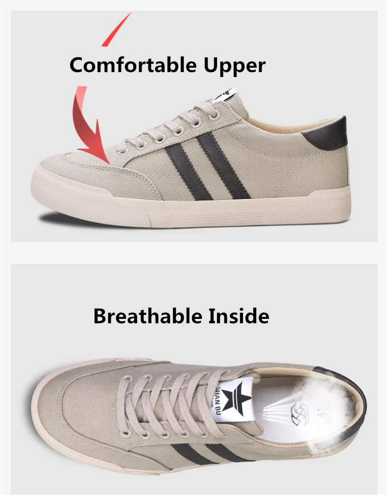 Men Breathable Leisure For Men Lightweight Flat Casual Canvas Sneaker Men zapatos de lona Hot Retro Green Vulcanize Shoes