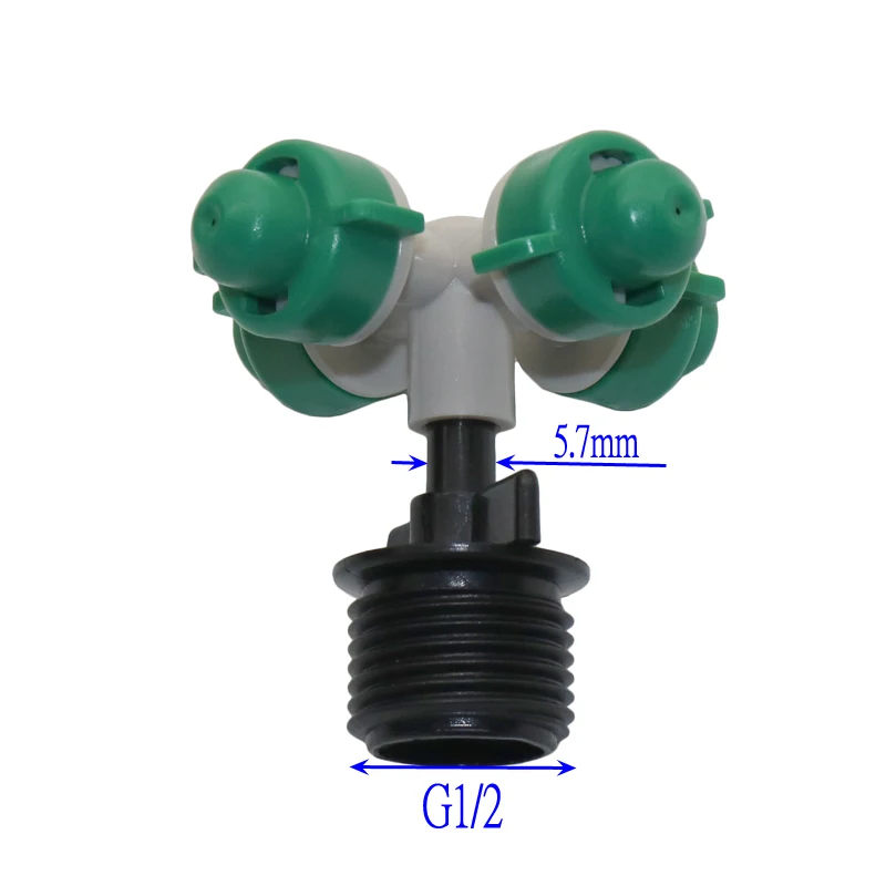 2/4pcs Atomization Nozzle Water Sprayer Humidifier Nozzle G1/2 Connector Connection Garden Sprinkler