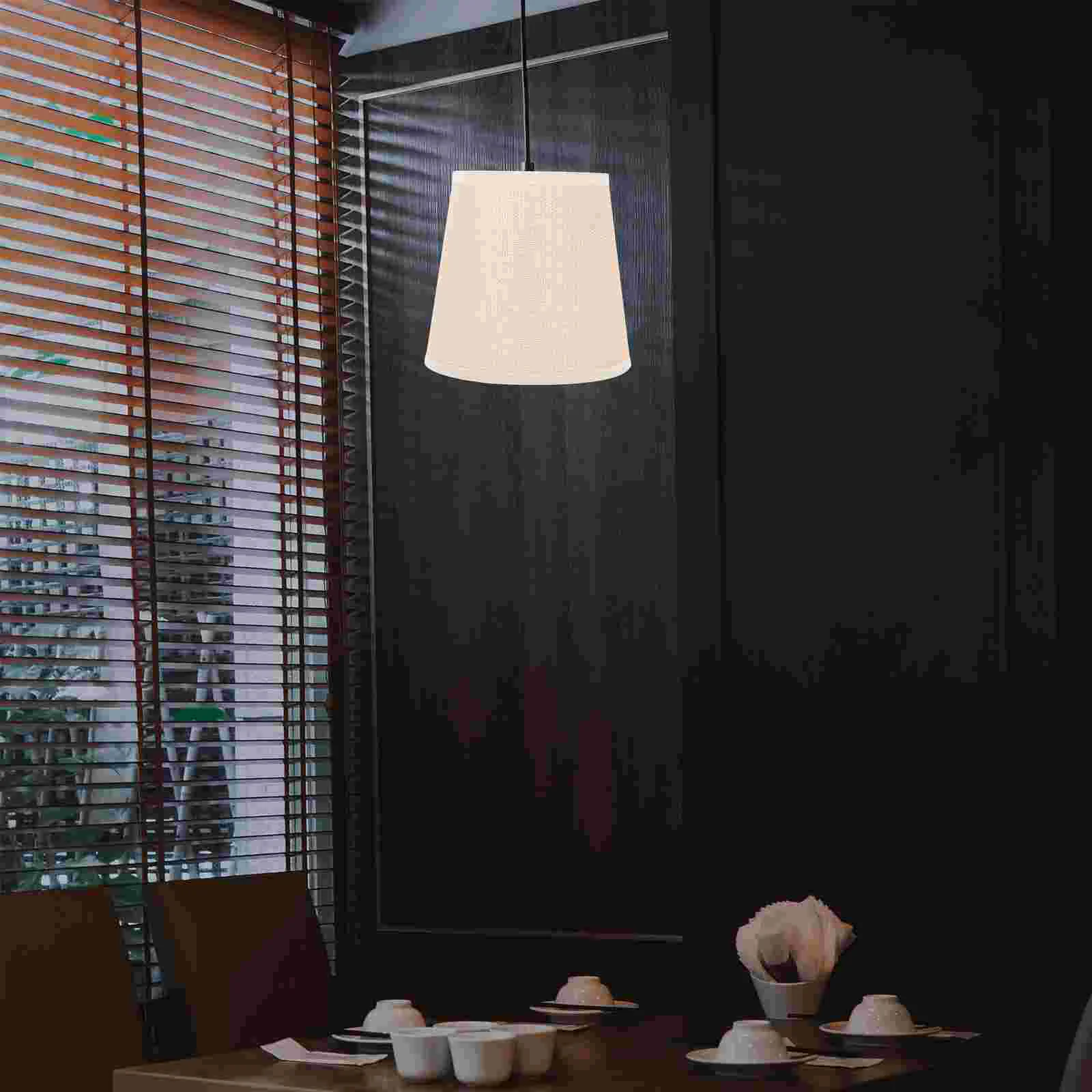 3pcs Cloth Lamp Shade Clip On Bubble Light Chandelier Protector for Table Chandelier Wall Floor Lamp ( Black )