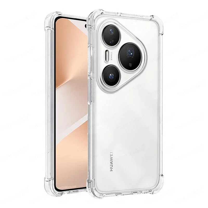 Für Huawei Pura 80 Pro Plus Stoßfest Airbag Voller Schutz TPU Weiche Fall Für Huawei Pura 80 Ultra Schutzhülle Capa Coque