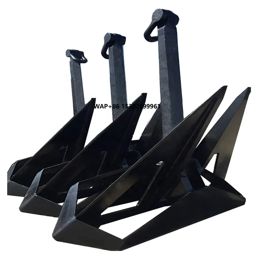 

Factory Direct Sales Marine Boat Cast Steel 300KG to 100000KG High Holding Power HHP Flipper Type Delta Anchor