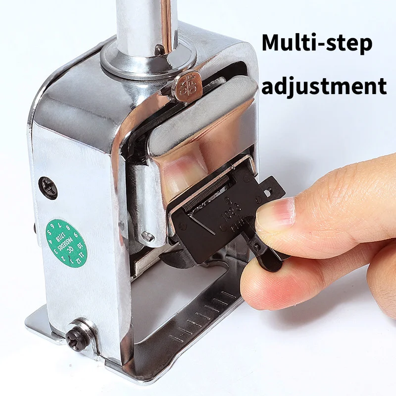 Numeratore automatico a 8 cifre SUNWOOD, timbro numerico in metallo per codifica ufficio e documenti, modello 8308