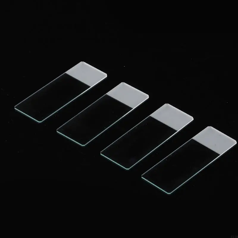 Pack of 50 Glass Slides for Basic Biology Science DIY Projects Pre Cleaned Surfaces Smooth Finishes Microscope Slides