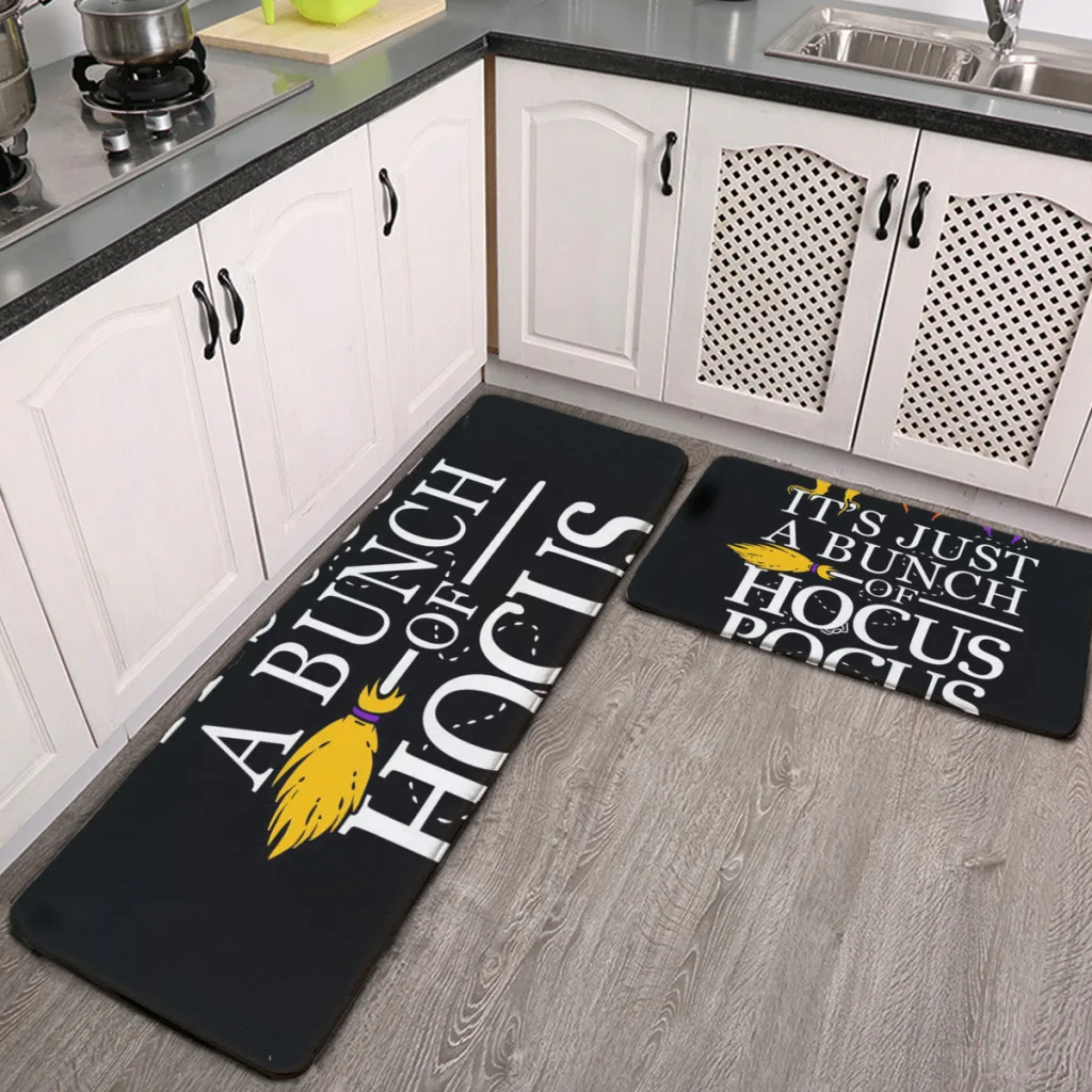 Kitchen Door Steps Water-Absorbing  Non-slip Foot Mats It's Just A Bunch Of Hocus Pocus Diatomite Bathroom Floor Mats