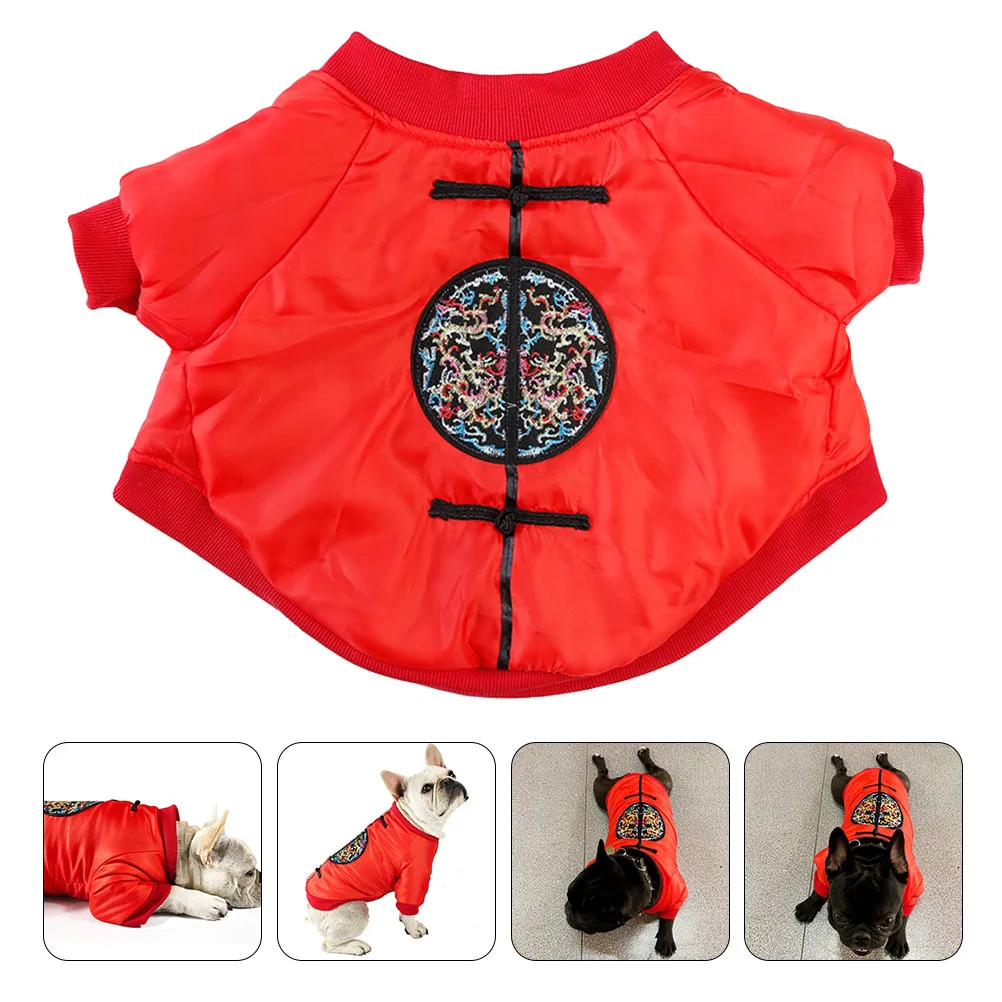 

Pet Suit Soft Warm Dog Clothes Winter Coat Comfortable Protective Outfit Stretchy Suitable for Daily Use Party Photo Show