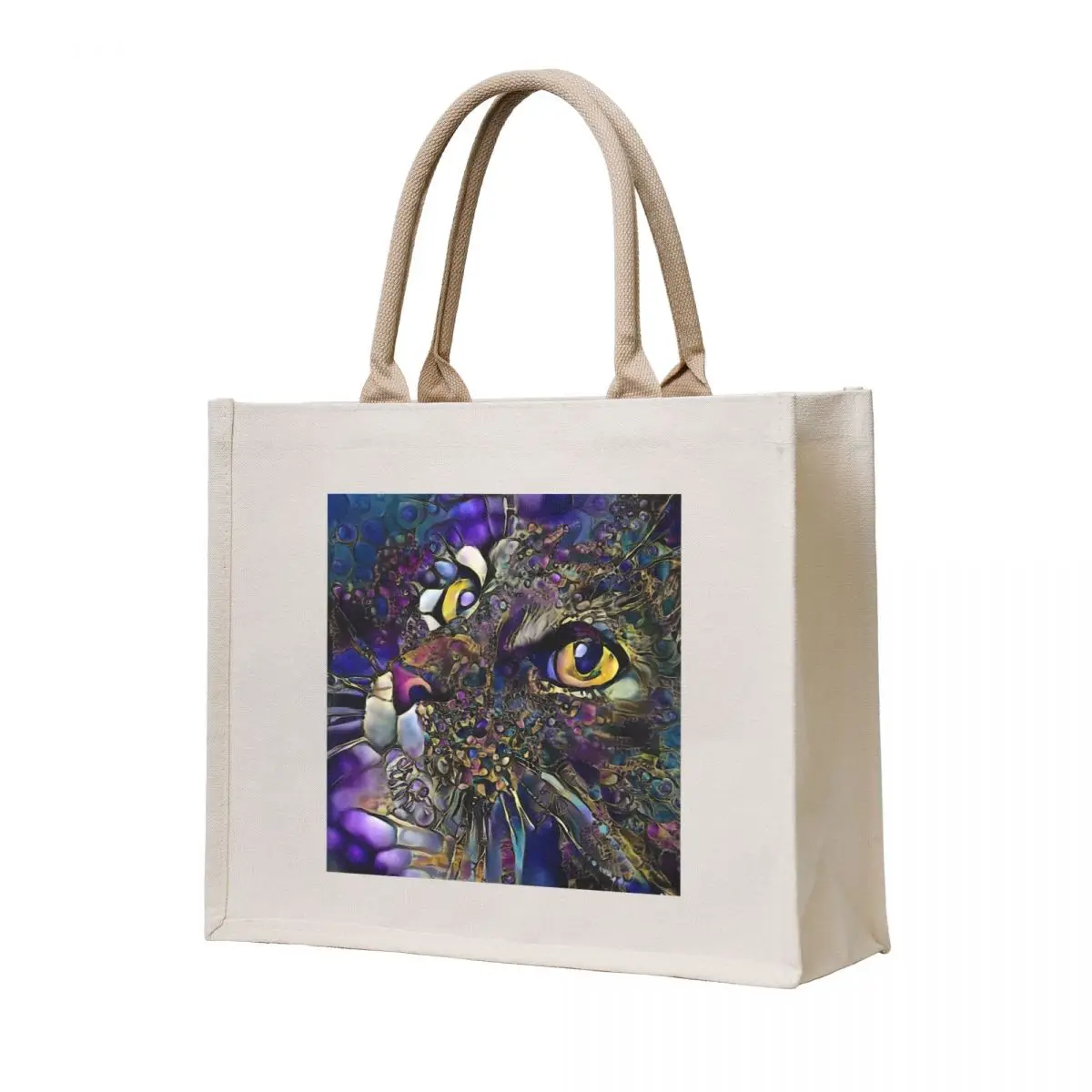 

Alphan, cat, gato, chat, kitten, lea roche paintings Tote Bag Big bag women tote bag custom ecological bags