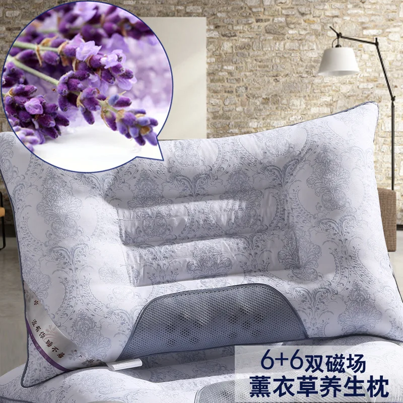 Lavender Buckwheat Pillow Cervical Magnetic Health Care pillow cervical spine Pillow Semen Cassiae cervical pillow