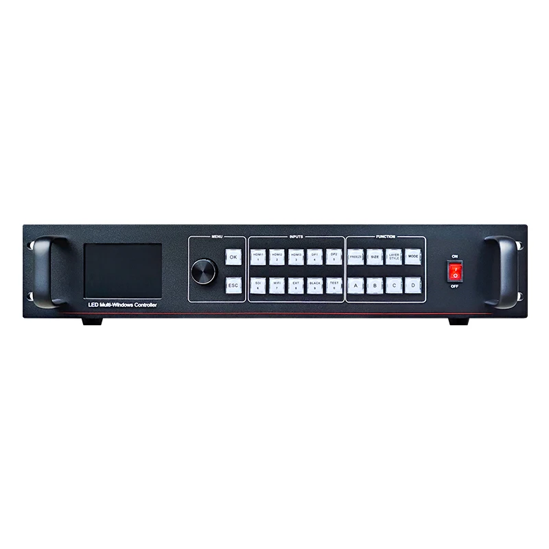 EX1000 4K LED Video Processor with Novastar MSD600 for LED Screen Display Video Wall Controller with 8 Network Ports like VX400