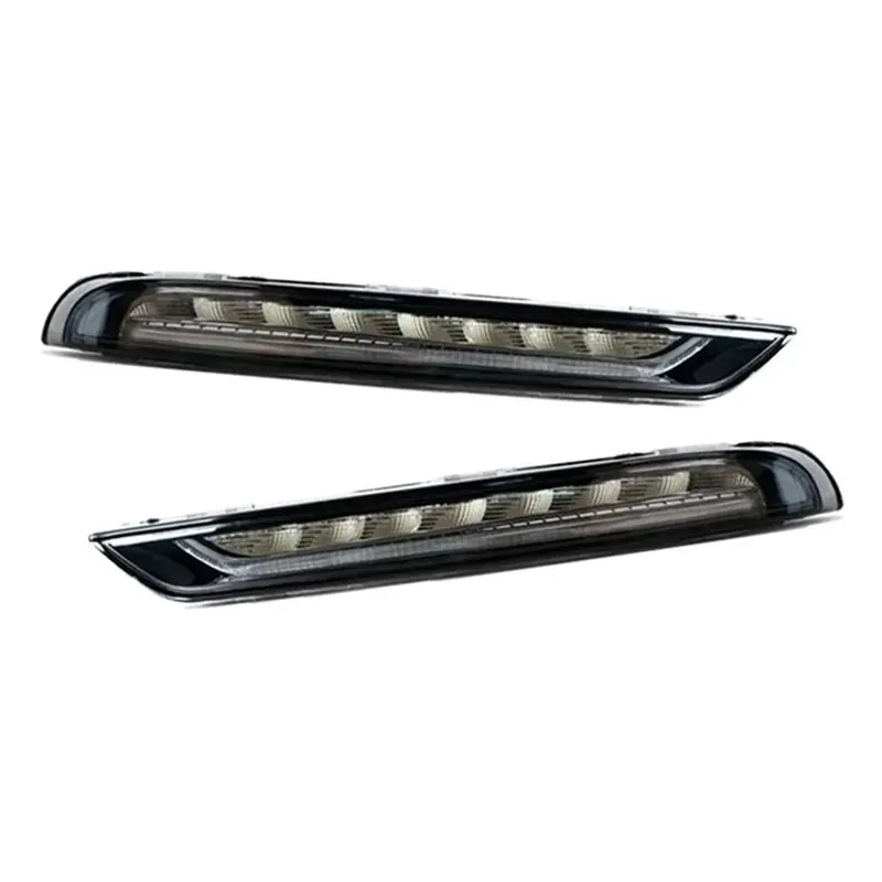 

Unusual Pair Car LED DRL Daytime Running Light For Macan 95B Base S Turbo GTS SUV 2014-2018 95B941181A 95B941182A