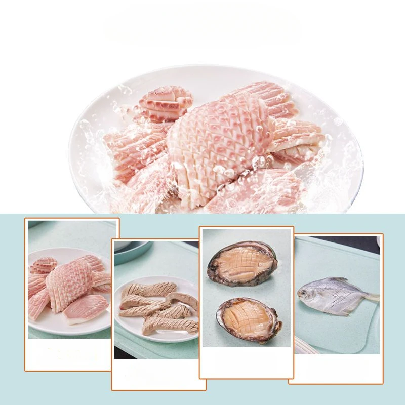 Multi-purpose Cross Knife Squid Flower Cutter Household Adjustable Depth Multi-layer Knife Chef Kitchen Tools Cauliflower Cutter