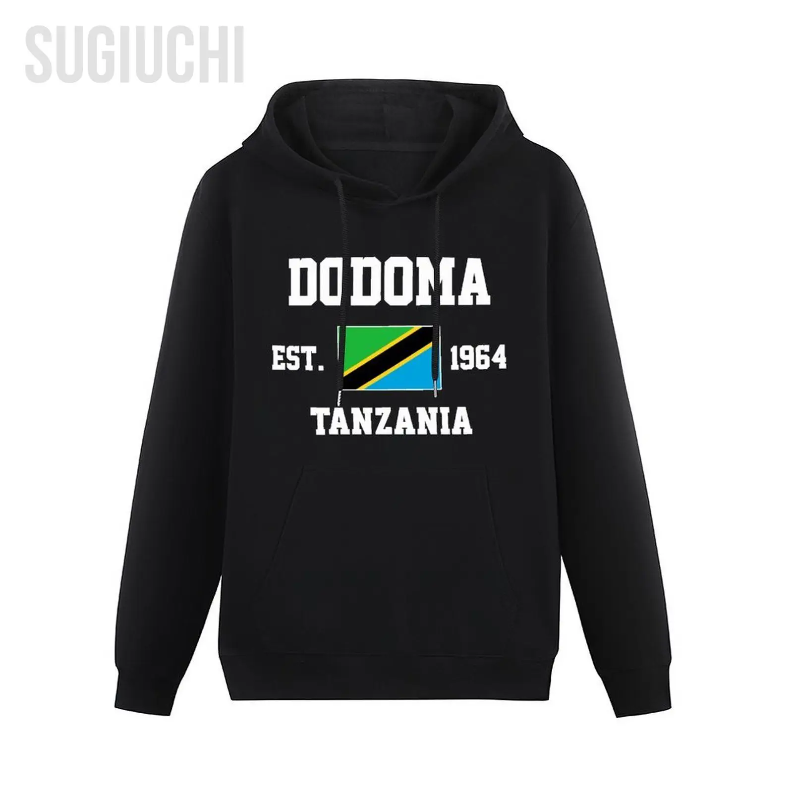 Men Women Hoodies Tanzania EST.1964 Dodoma Capital Hoodie Pullover Hooded Hip Hop Sweatshirt Cotton Unisex