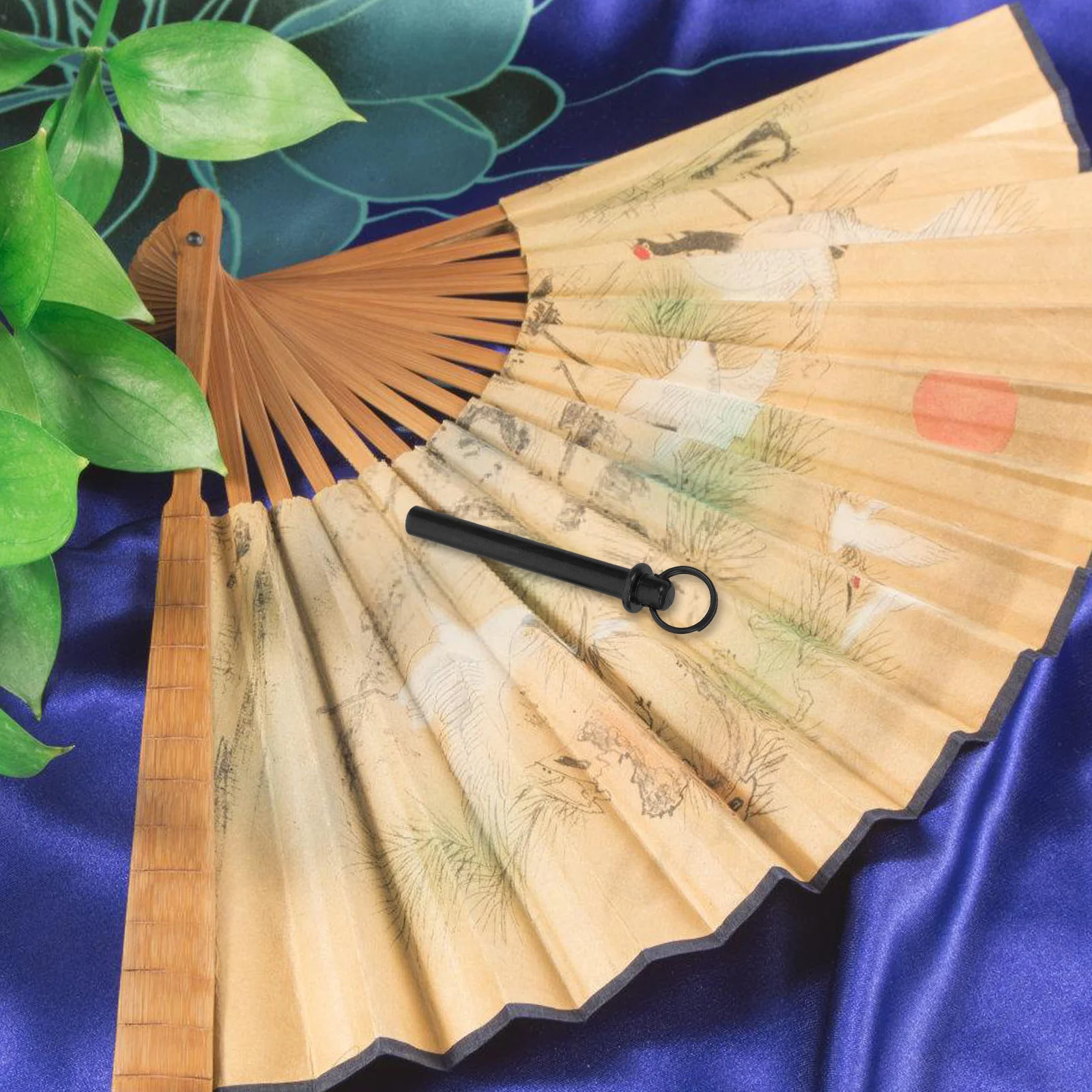 

5Sets Folding Hand Fan Shaft Rivet Nail Nut Repair Kit Gold Plated Durable Replacement for DIY Handmade Fans