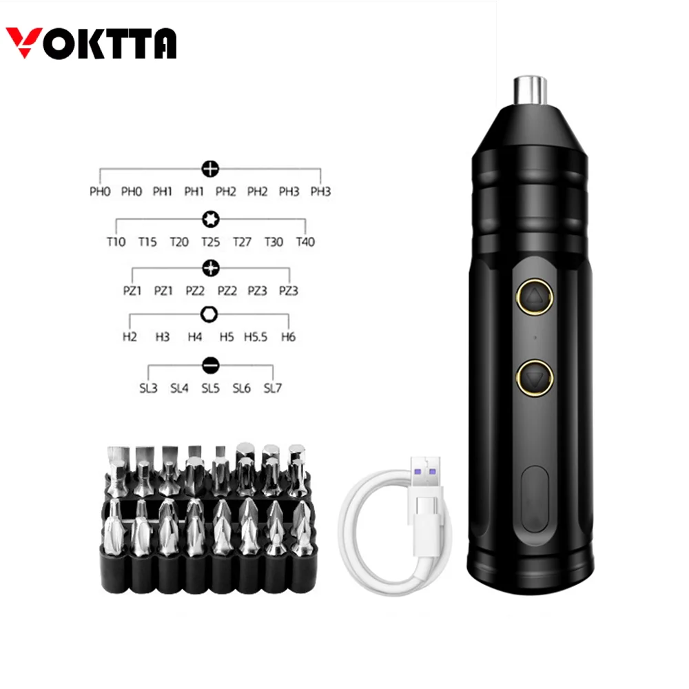 

USB Electric Screwdriver Mini Cordless Screwdriver Manual and Automatic Integrated Precision Household Portable Hand Tools