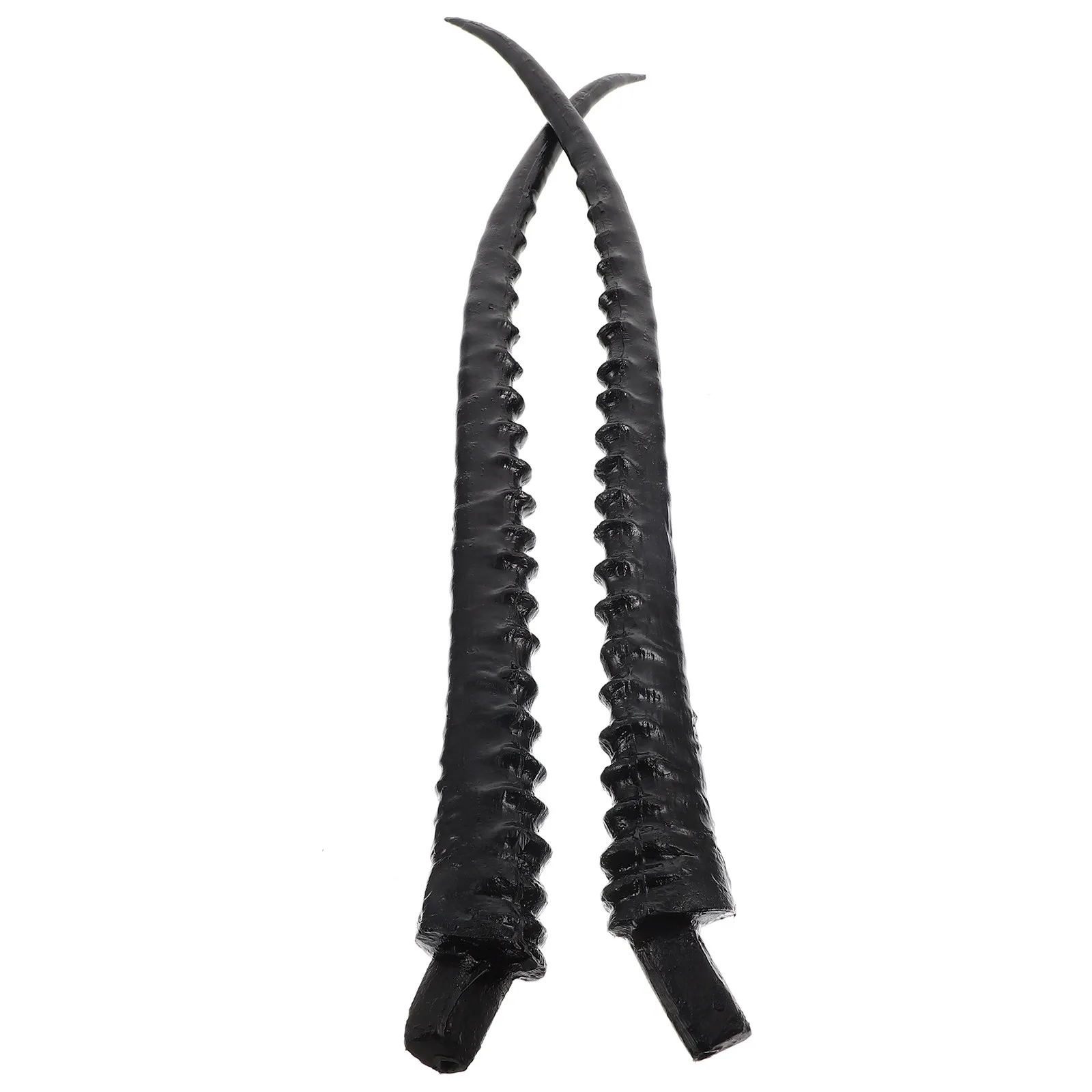 

1 Pair Diy Hair Pin Charms Antelope Horn Shape Headdress Making Accessories Premium Plastic Craft For Festival Party Decor Hair