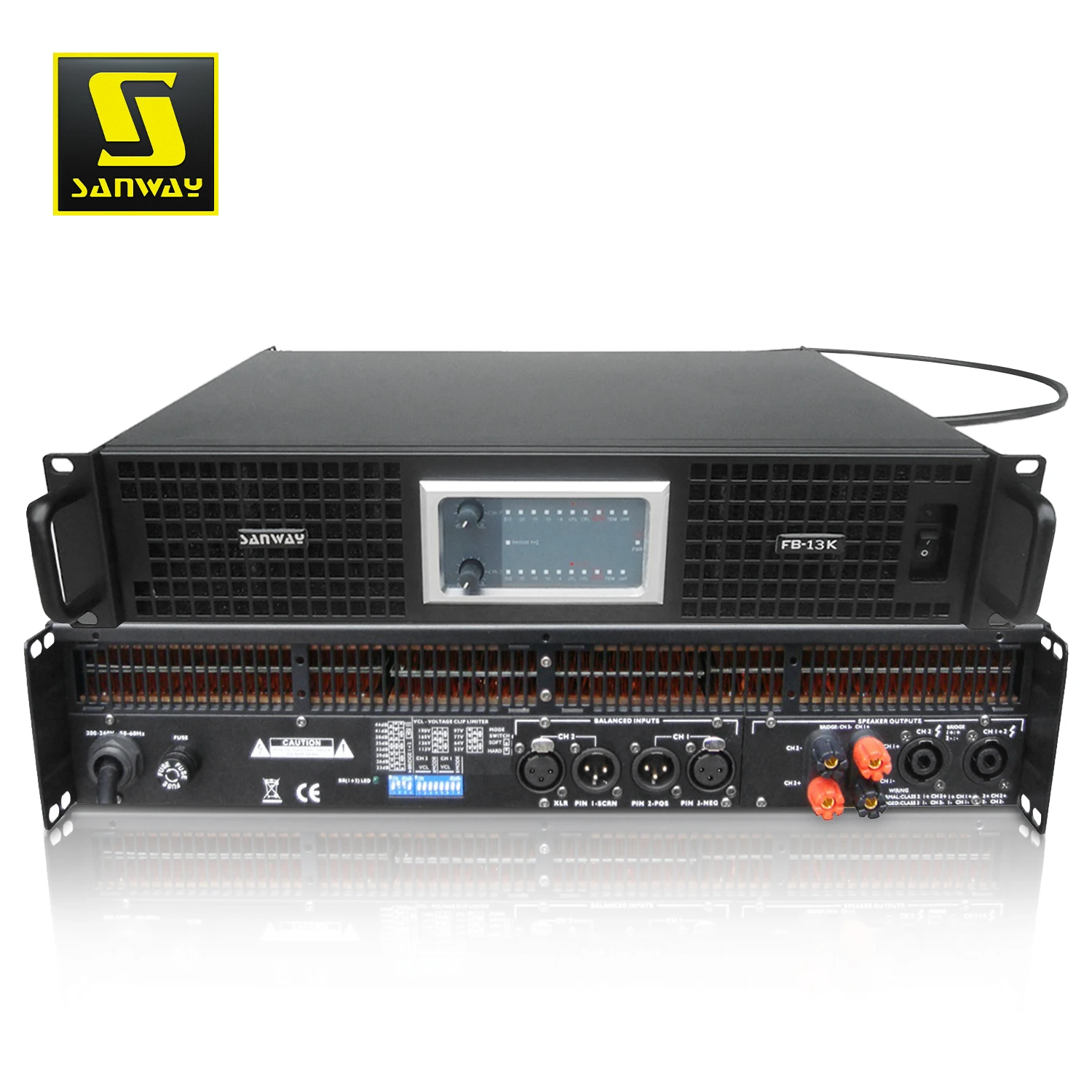 

FB-13K 6000 Watts Class TD Professional Audio Music System Amplifier