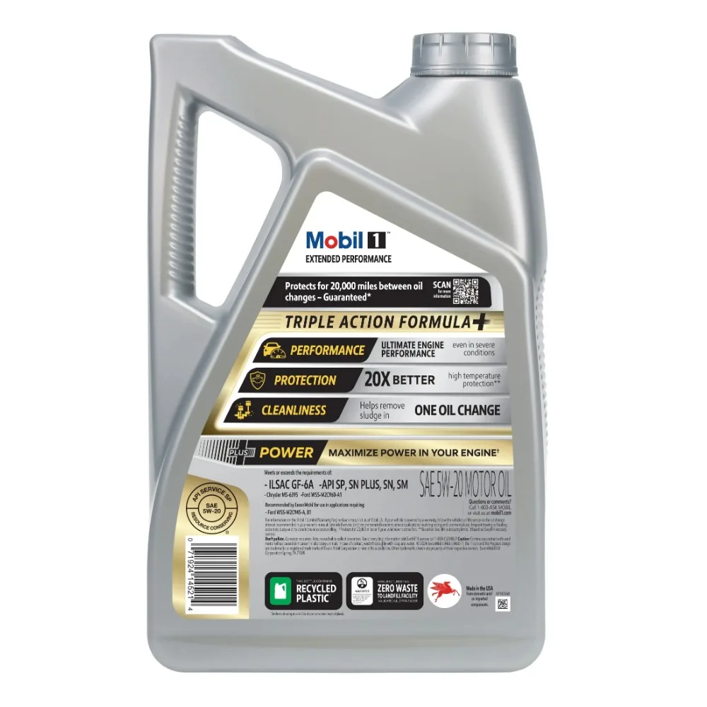 Extended Performance Full Synthetic Motor Oil 5W-20, 5 Quart