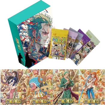 New Anime One Piece Card Luffy Zoro Classic Classic Character Card Family Board Game Collection Card Children's Toys Christmas Gift