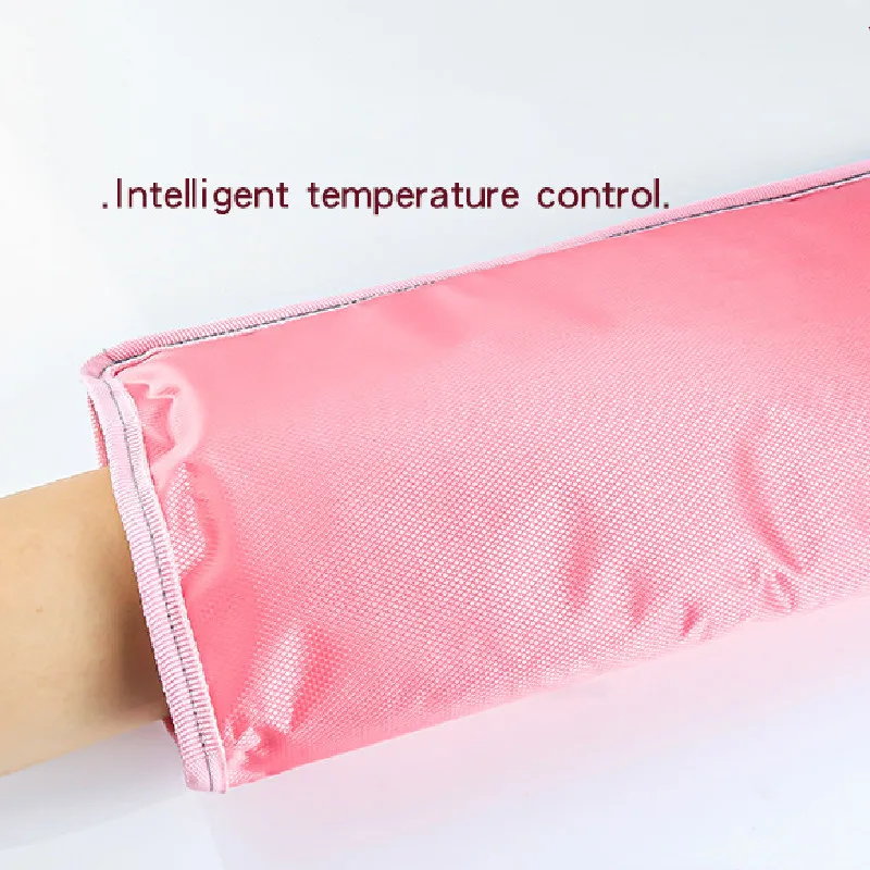 Electric Manicure Heated Gloves 110V Electric Foot Hand SPA Beauty Care Tools Wax Therapy Automatic Temperature Control Mitten