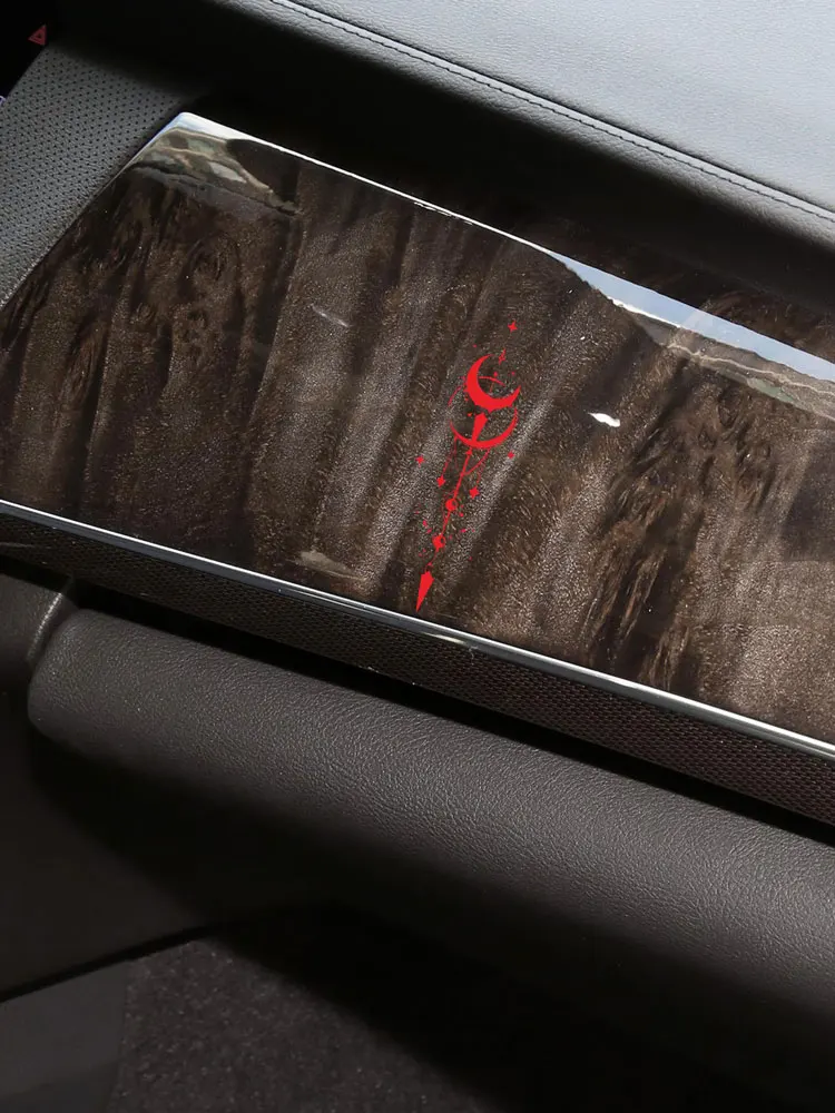 Autocollant de voiture électrique, moto dynamique, décoration en forme de croissant d'étoile, personnalisé, créatif, étanche, protection contre les rayures