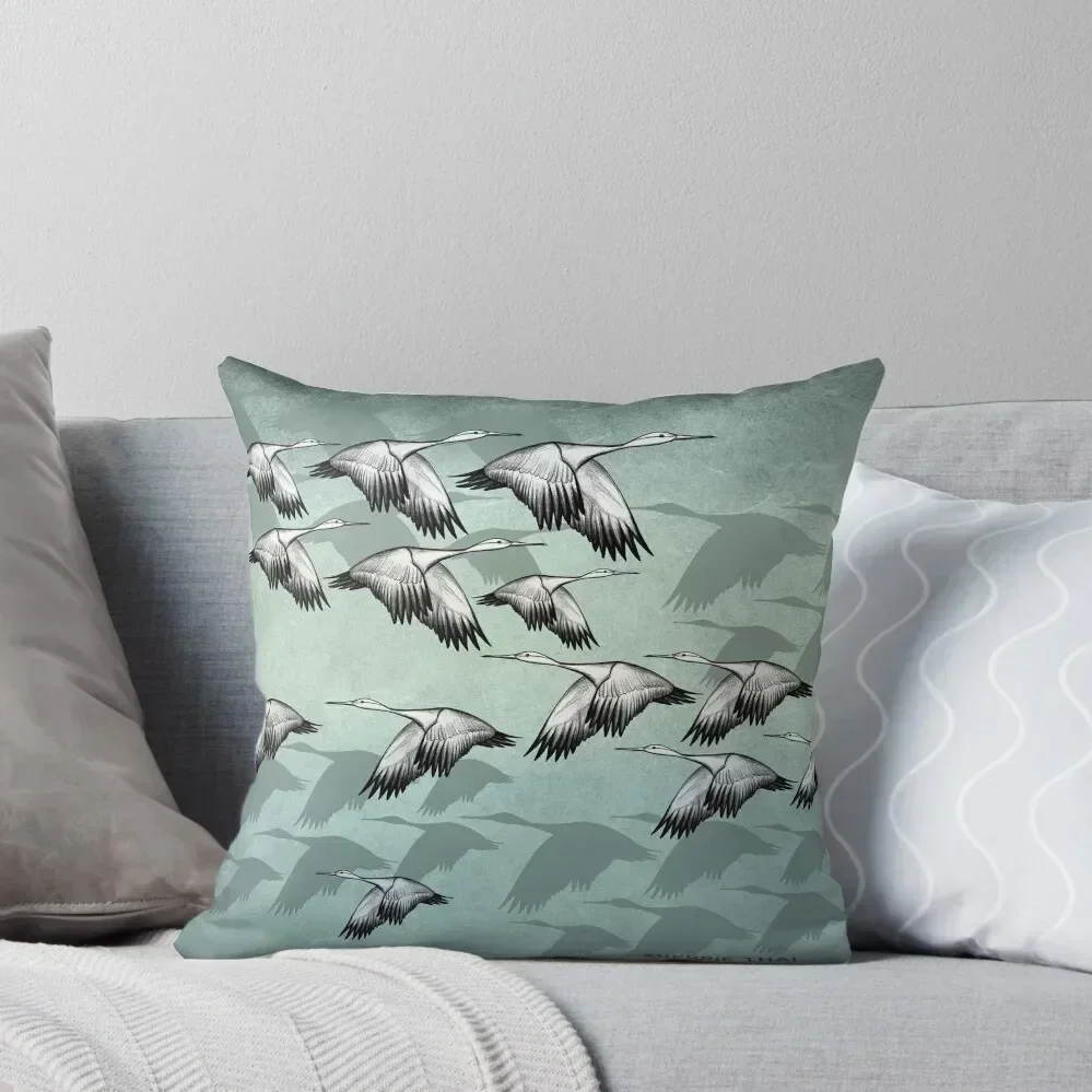 

Japanese Flying Cranes Art Pattern Throw Throw Pillow Pillowcases For Pillows Cushion Cover pillow