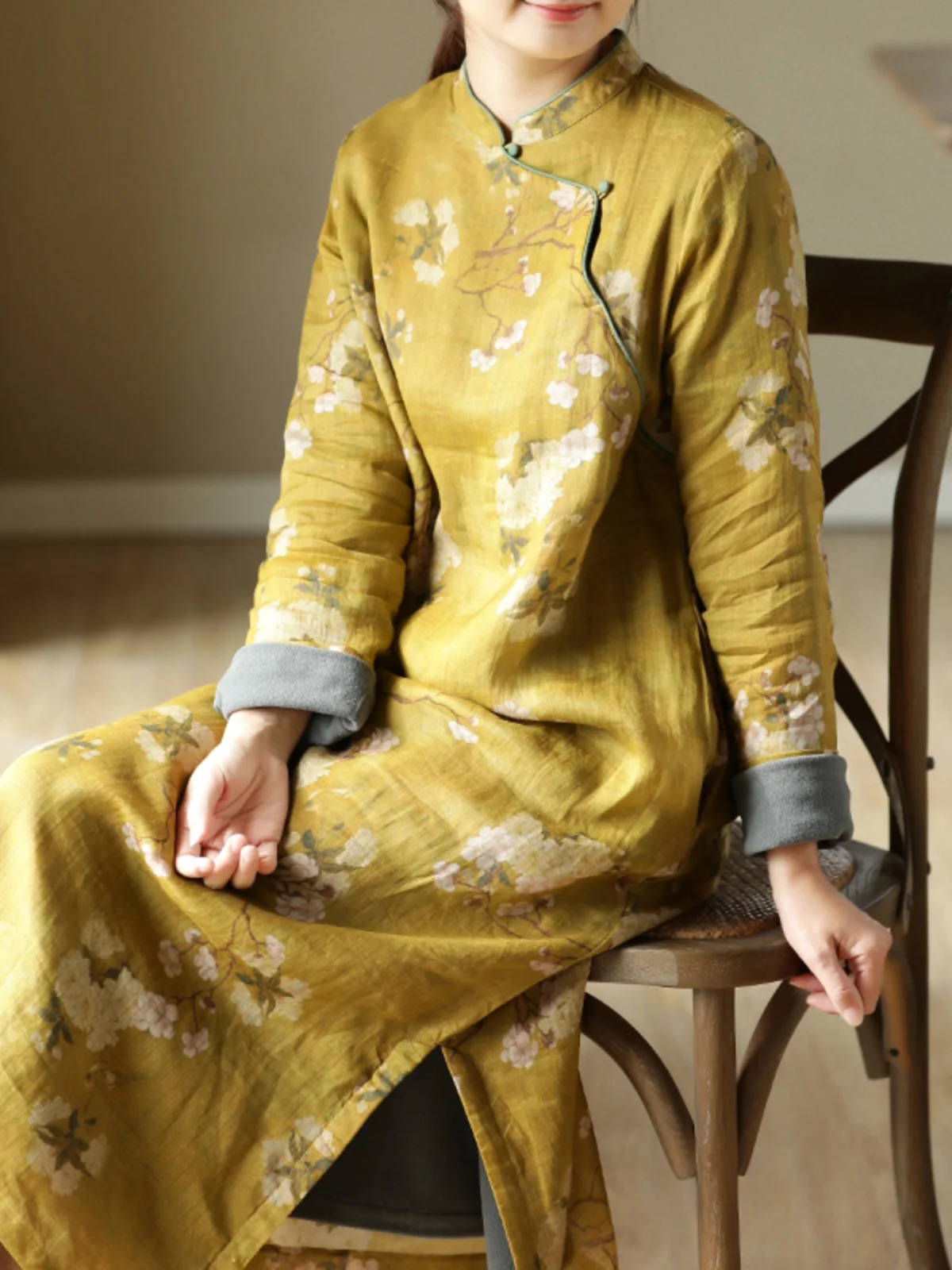 Retro Print Cotton …