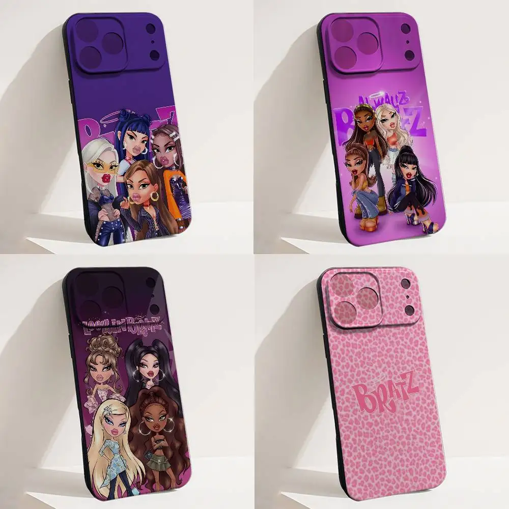 Custodia per telefono Lovely Doll B-Bratz-S per iPhone 17,16,15,14,13,12,11,X,XS,8,7,Pro,Max,Plus,E,SE4,Air,Mini Design, regalo in morbido TPU
